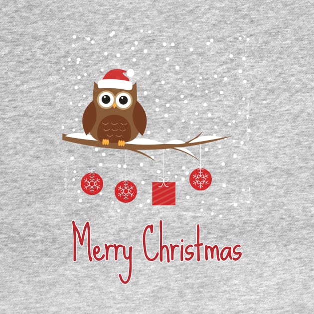 Owl Christmas #2 by marcusmattingly